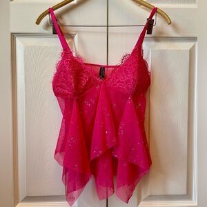Victoria's Secret Vibrant Pink Sexy Little Things Babydoll and Panty
